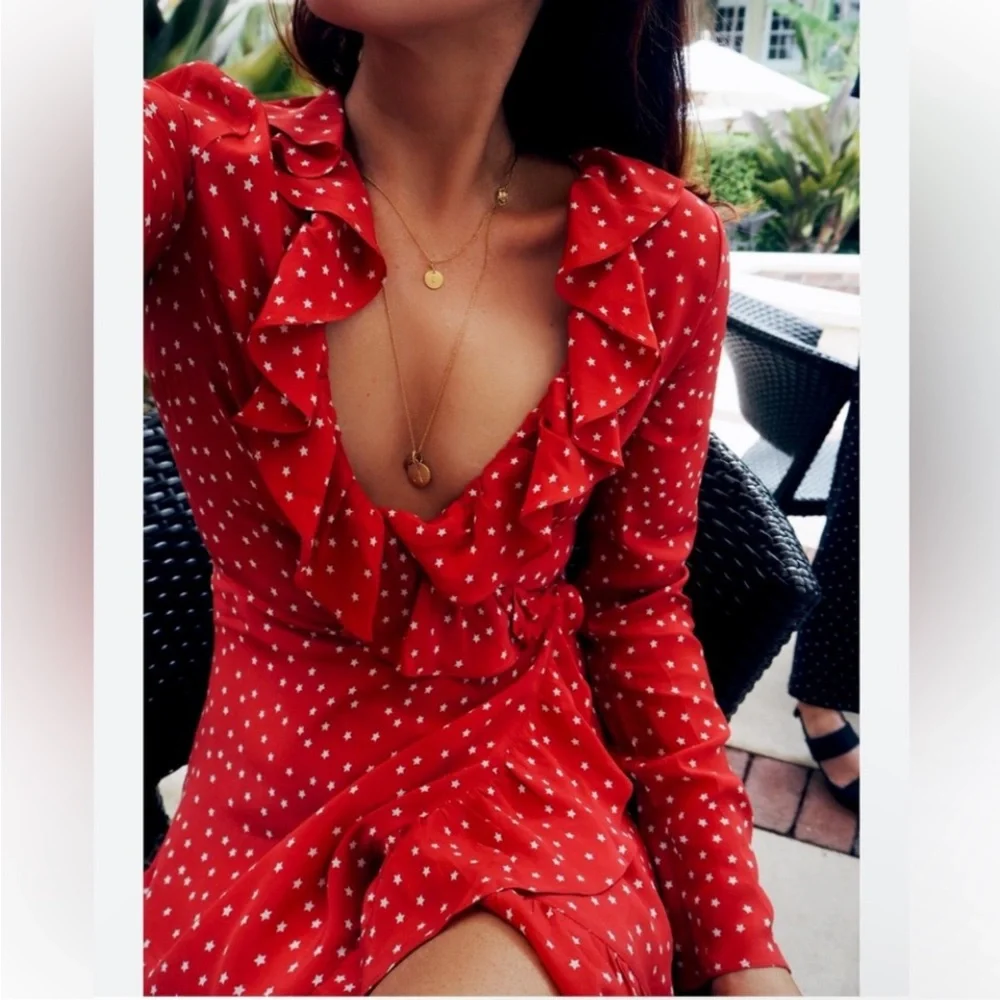 Realisation Par Alexandra Wrap Dress L - Picture 3 of 9